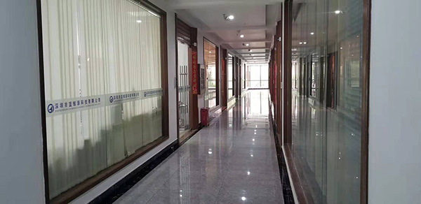 公司走廊一角